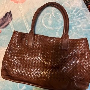 Monsac original woven leather bag